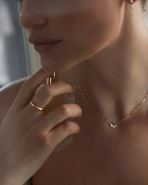 18K GOLD VERMEIL WHISPERS OF LOVE NECKLACE