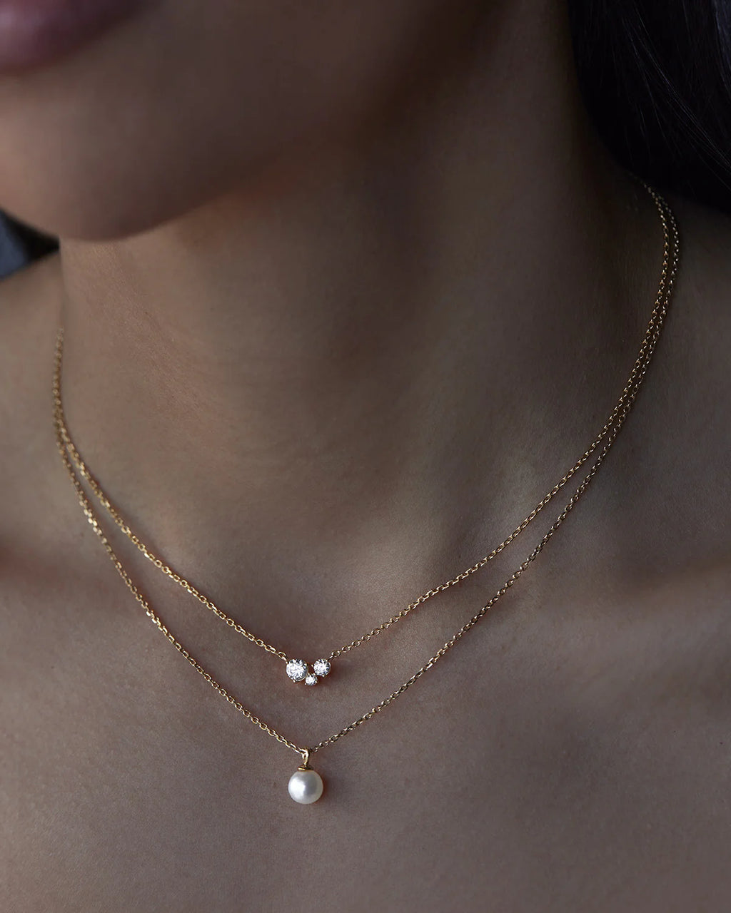 18K GOLD VERMEIL WHISPERS OF LOVE NECKLACE