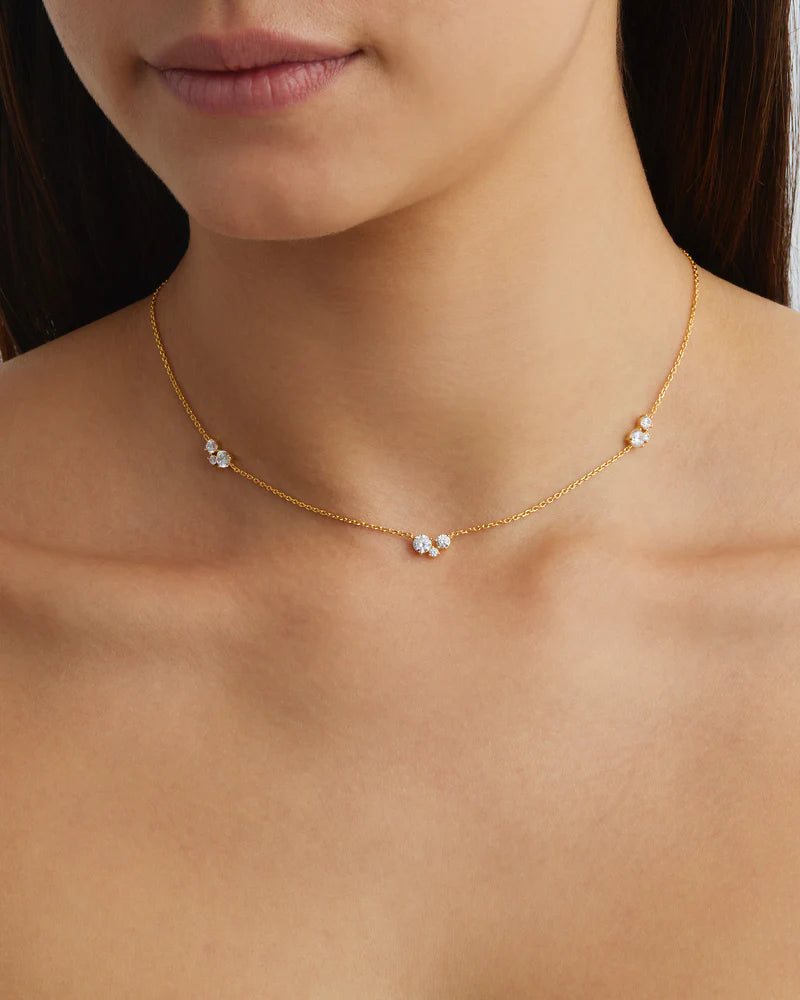 18K GOLD VERMEIL WHISPERS OF LOVE CHOKER