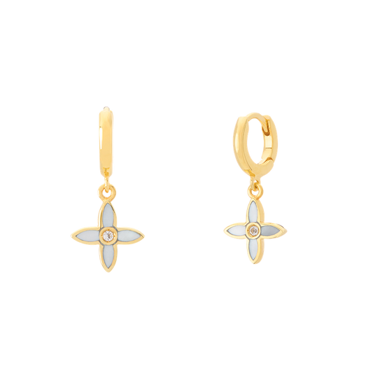 DESERT FLOWER HUGGIE GOLD