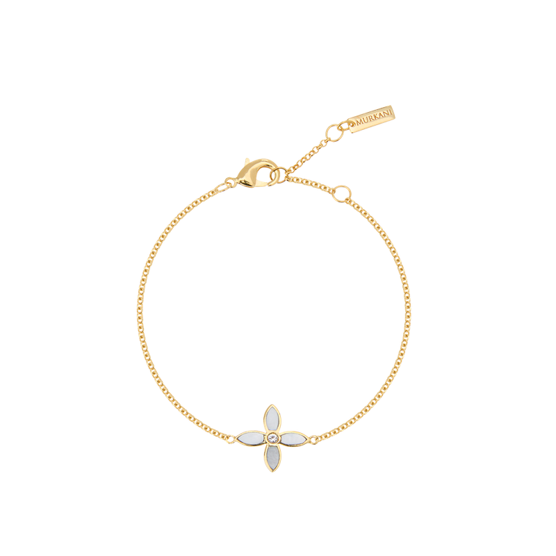DESERT FLOWER BRACELET GOLD PLATED
