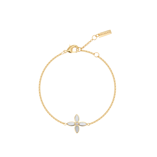 DESERT FLOWER BRACELET GOLD PLATED