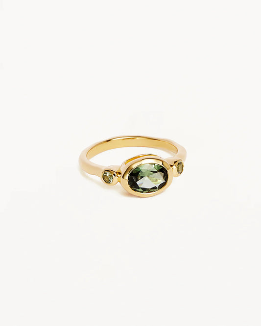 18k Gold Vermeil Radiant Soul Ring - Forest