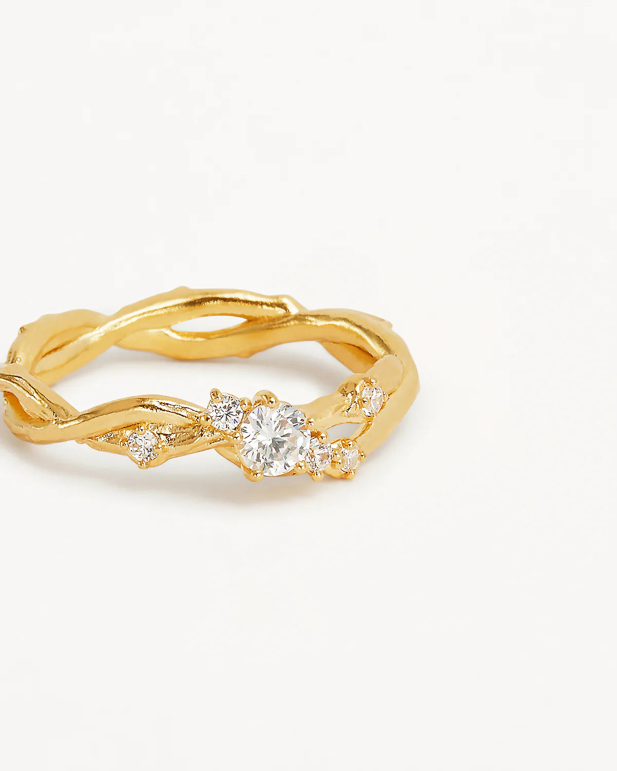 18k Gold Vermeil No Rain, No Flowers Ring