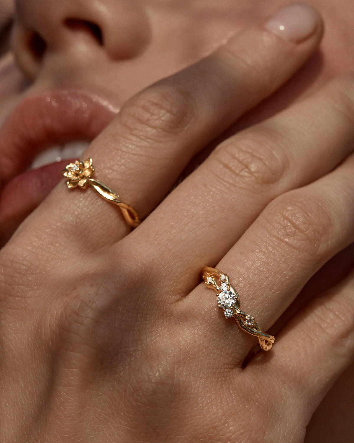 18k Gold Vermeil No Rain, No Flowers Ring