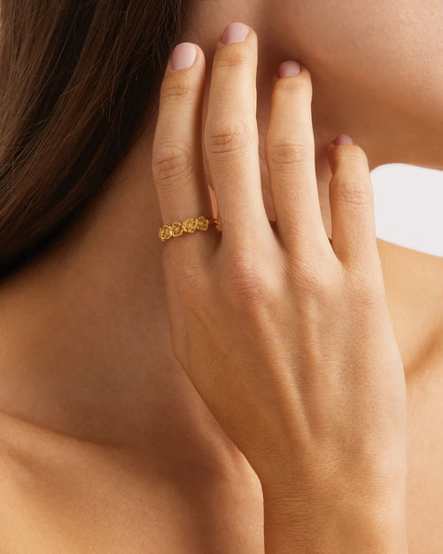 18k Gold Vermeil Bloom With Grace Ring