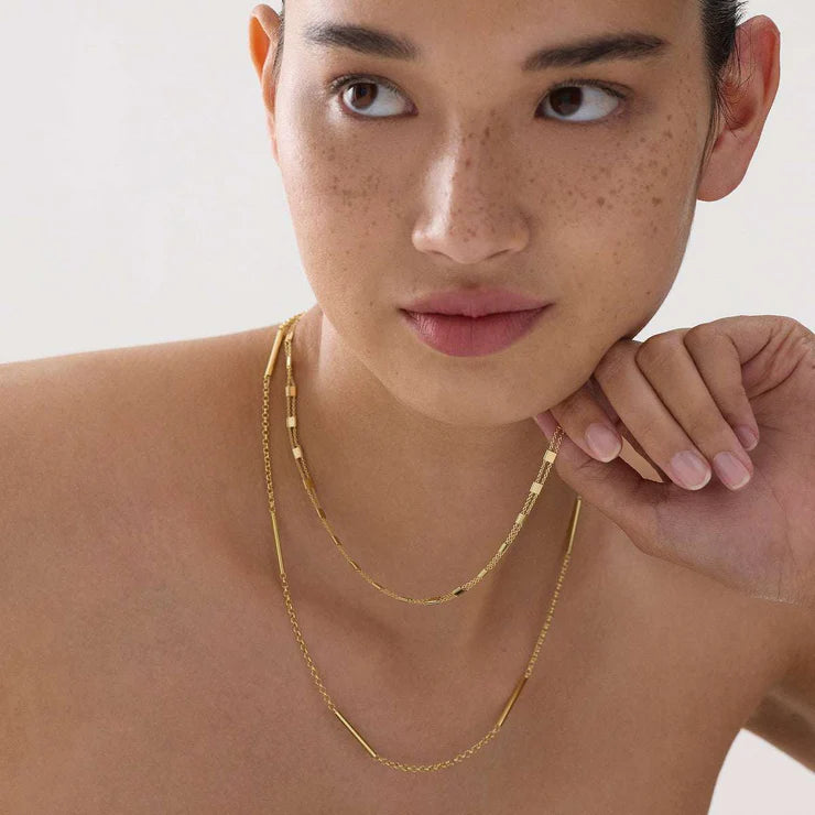 Summer Veil Gold Necklace
