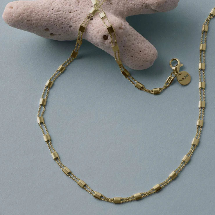 Summer Veil Gold Necklace