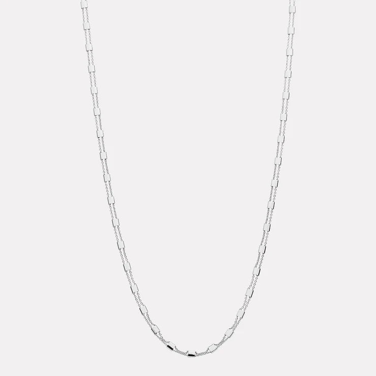 Summer Veil Silver Necklace