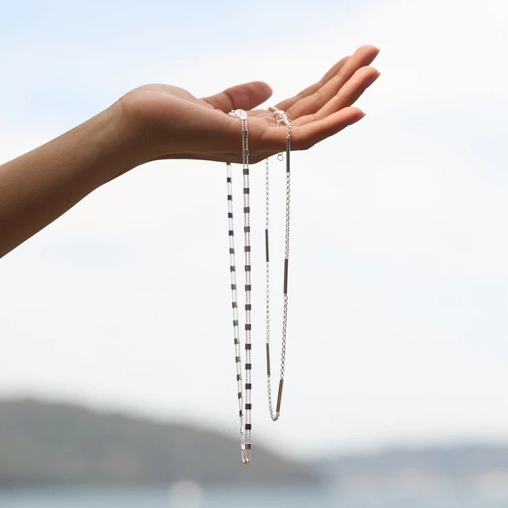 Summer Veil Silver Necklace