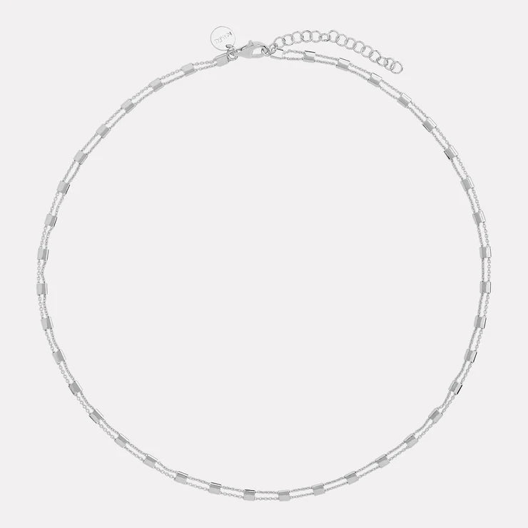 Summer Veil Silver Necklace