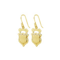 SHEILD EARRINGS GOLD