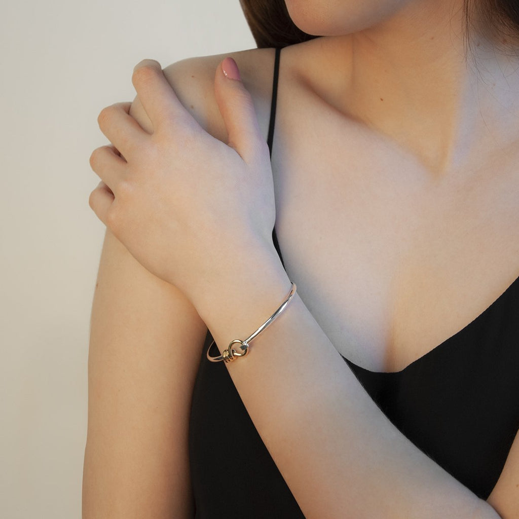 HIGHFIELD CUFF (STERLING SILVER AND YELLOW GOLD PLATED)