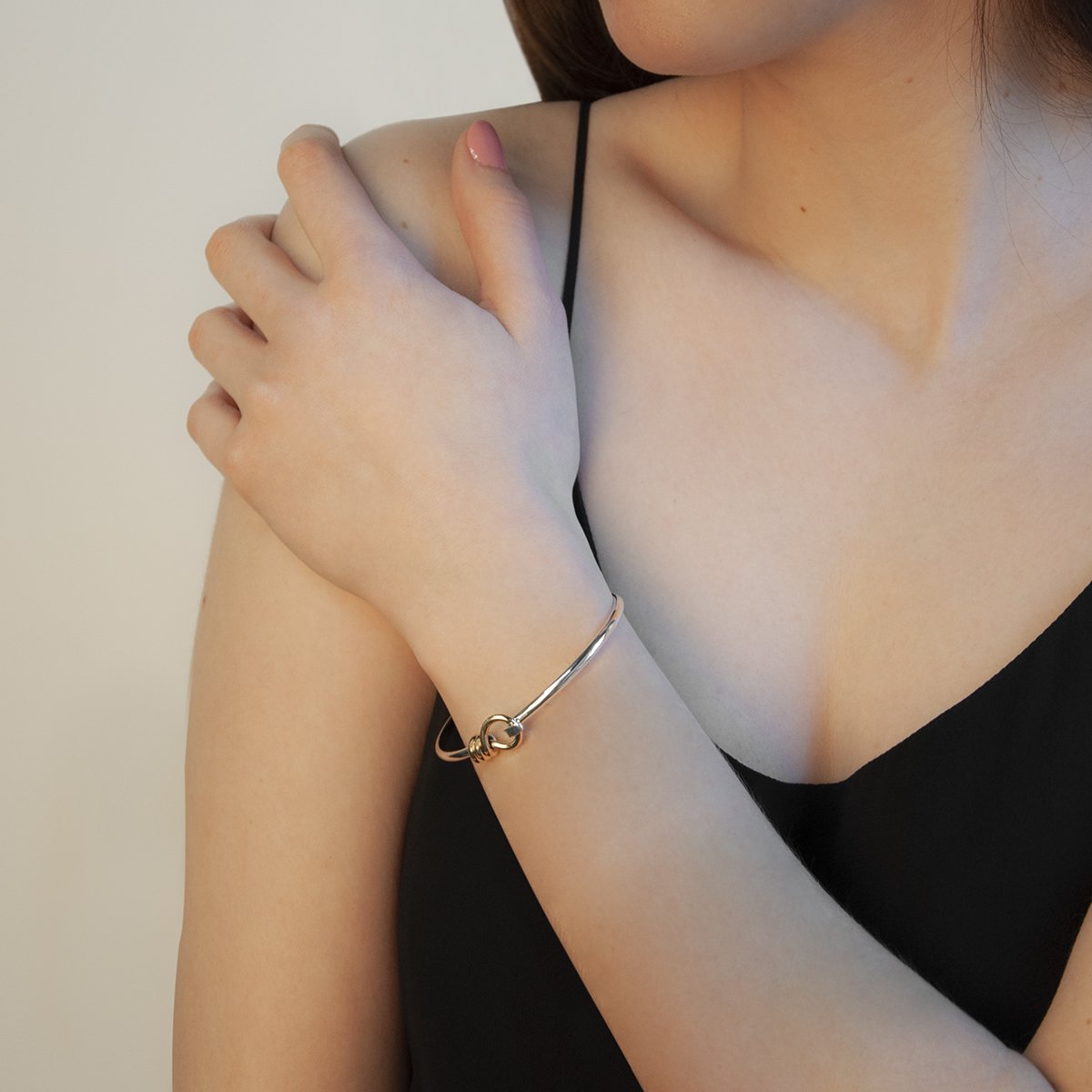 HIGHFIELD CUFF (STERLING SILVER AND YELLOW GOLD PLATED)