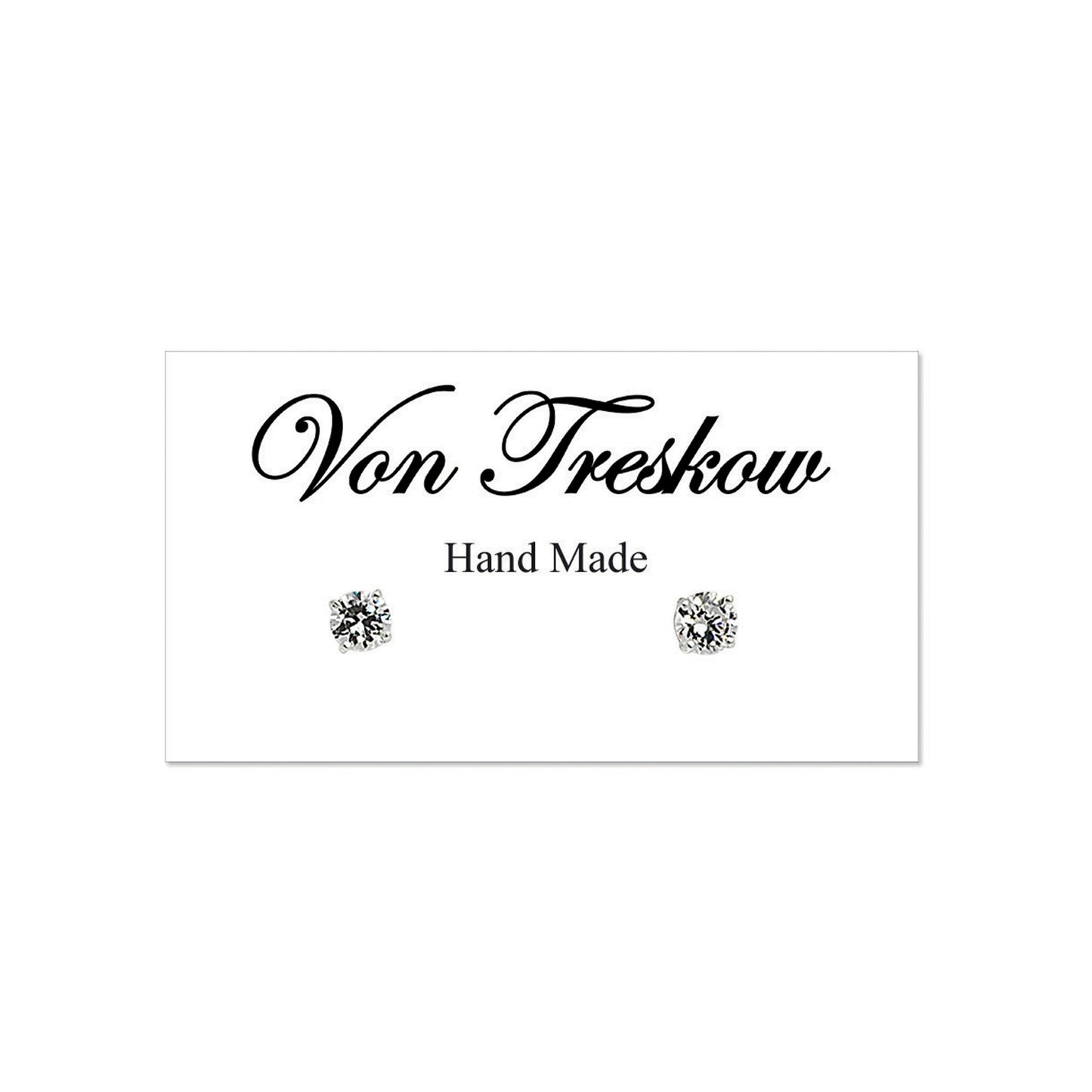 6MM CUBIC ZIRCONIA STUDS