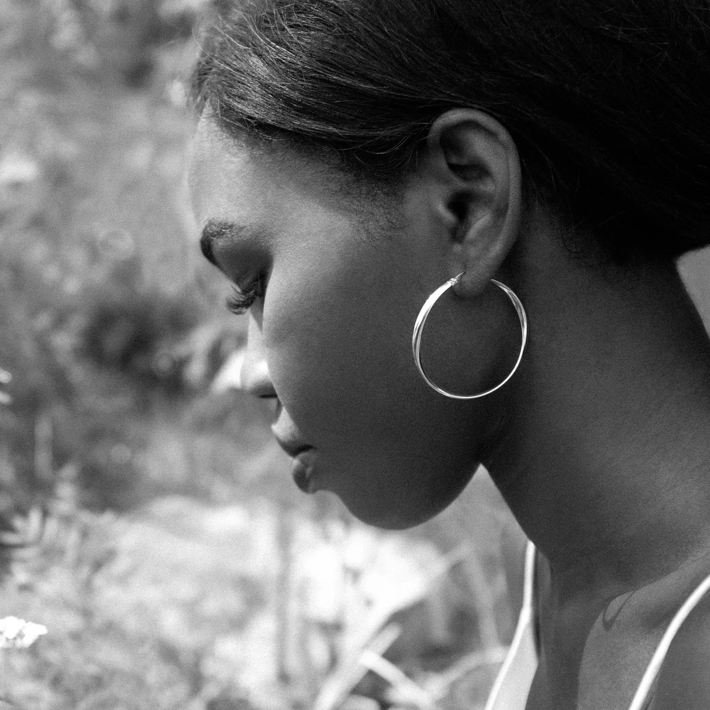 VESPA HOOP EARRINGS (STERLING SILVER)