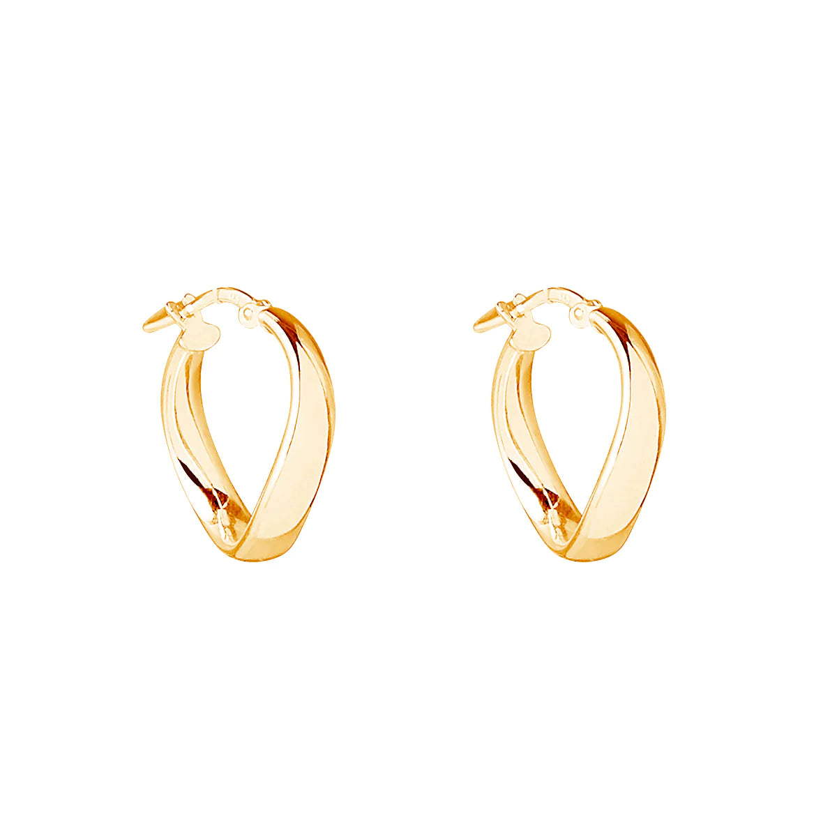 EDDY HOOP EARRINGS (YELLOW GOLD PLATED)