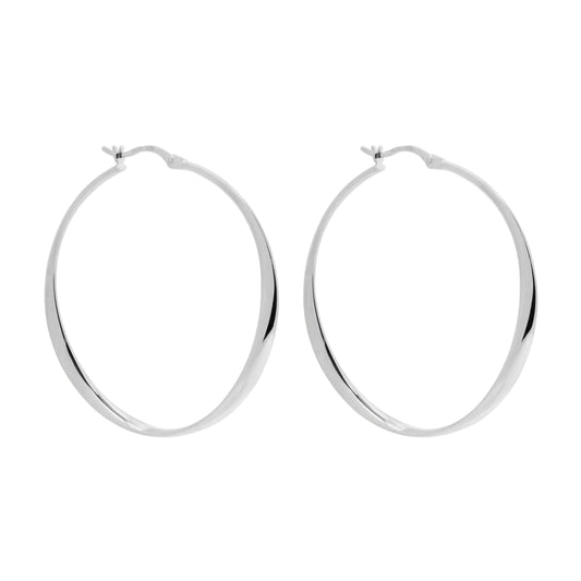 VESPA HOOP EARRINGS (STERLING SILVER)