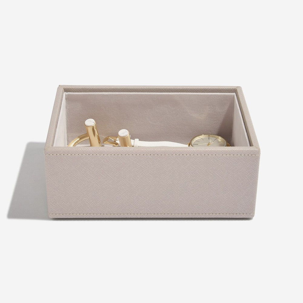 TAUPE SET 2 MINI JEWELLERY BOX