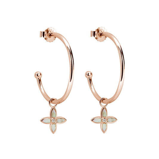 DESERT FLOWER FLORAL HOOPS