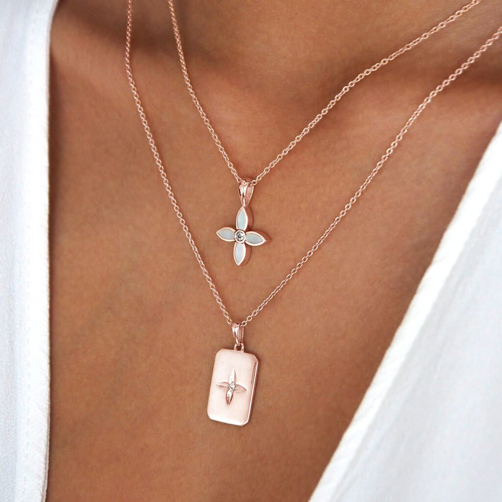 DESERT FLOWER FLORAL NECKLACE
