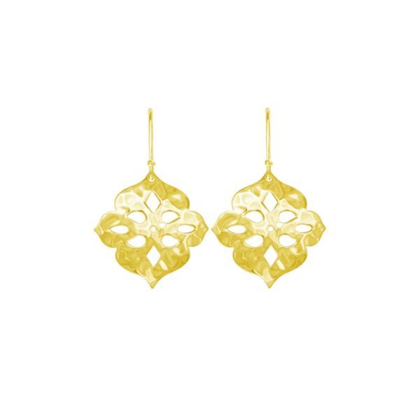 THAI PRINCESS EARRINGS IN 18 KT YELLOW GOLD