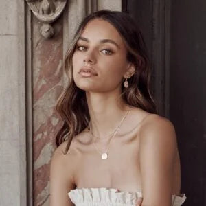 SMALL HEIRLOOM EARRINGS IN ROSE GOLD PLATE