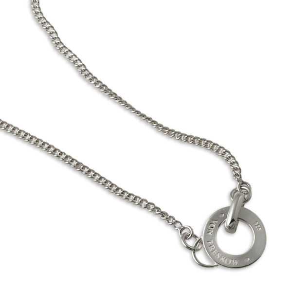 CURB NECKLACE WITH VON TRESKOW DISC
