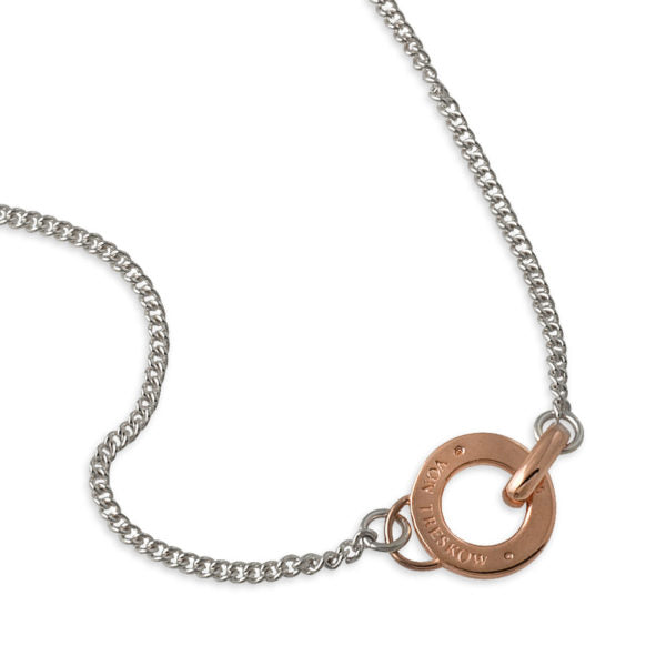 CURB NECKLACE WITH VON TRESKOW DISC