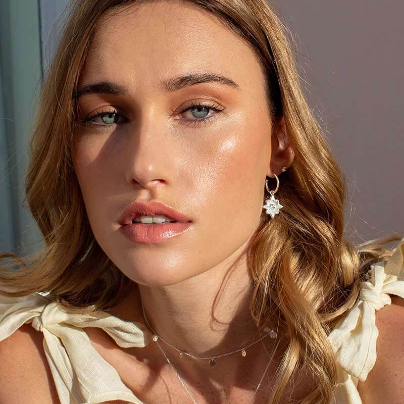 TEMPLE MOON SMALL HOOPS