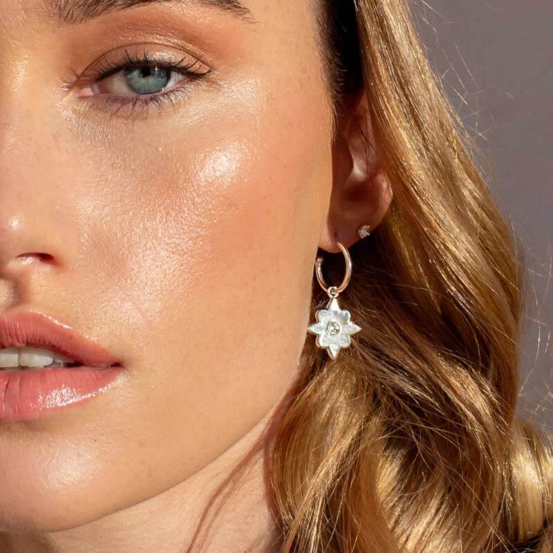 TEMPLE MOON SMALL HOOPS