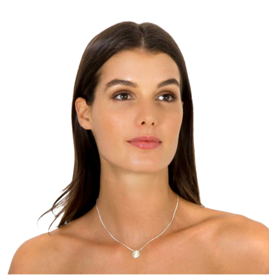 ALEXA TAG NECKLACE SILVER