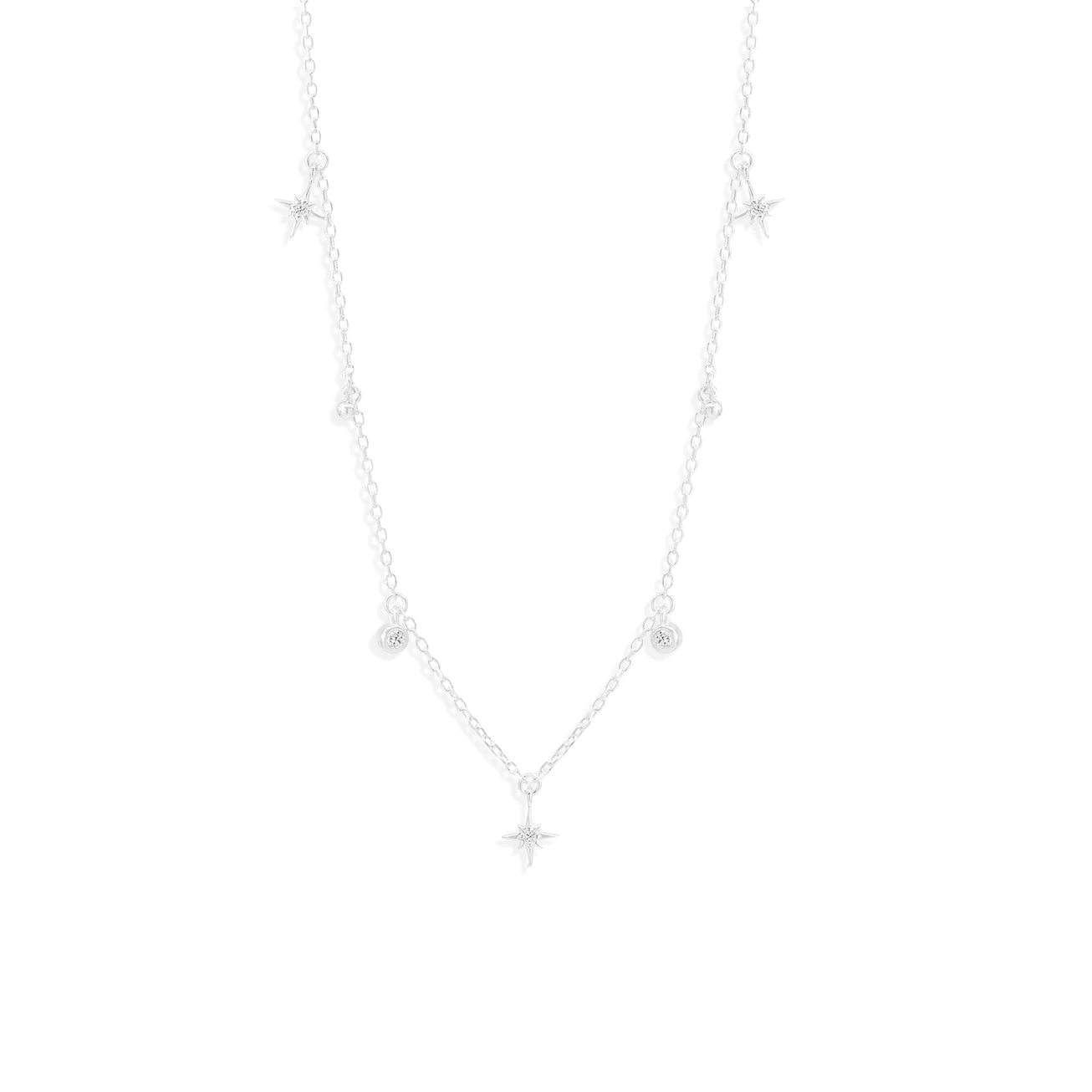 BATHED IN YOUR LIGHT CHOKER SILVER