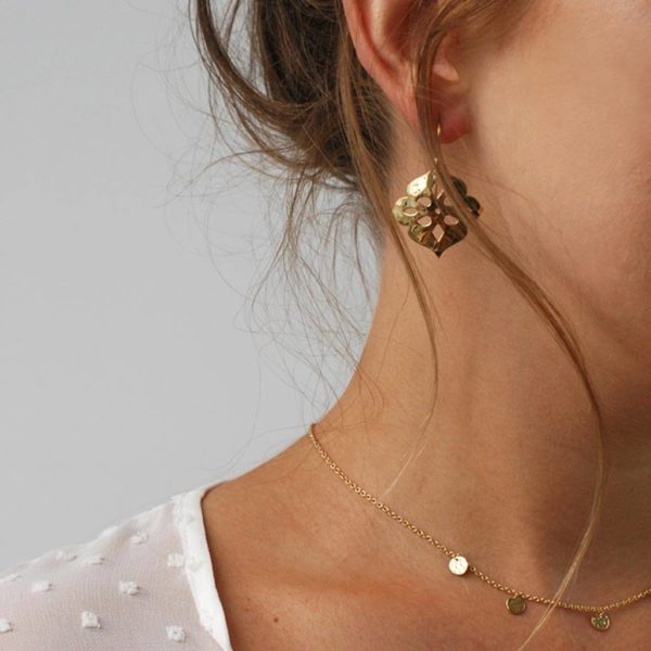 THAI PRINCESS EARRINGS IN 18 KT YELLOW GOLD