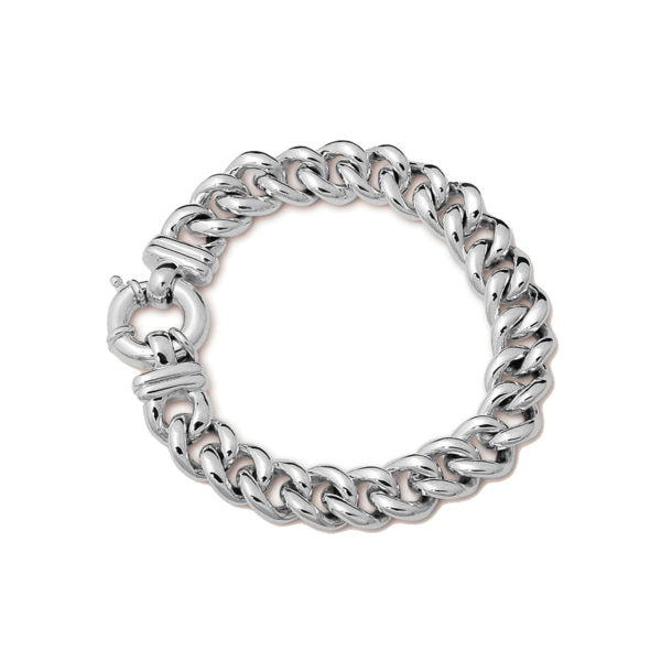 SILVER SMALL MAMA BOLT BRACELET
