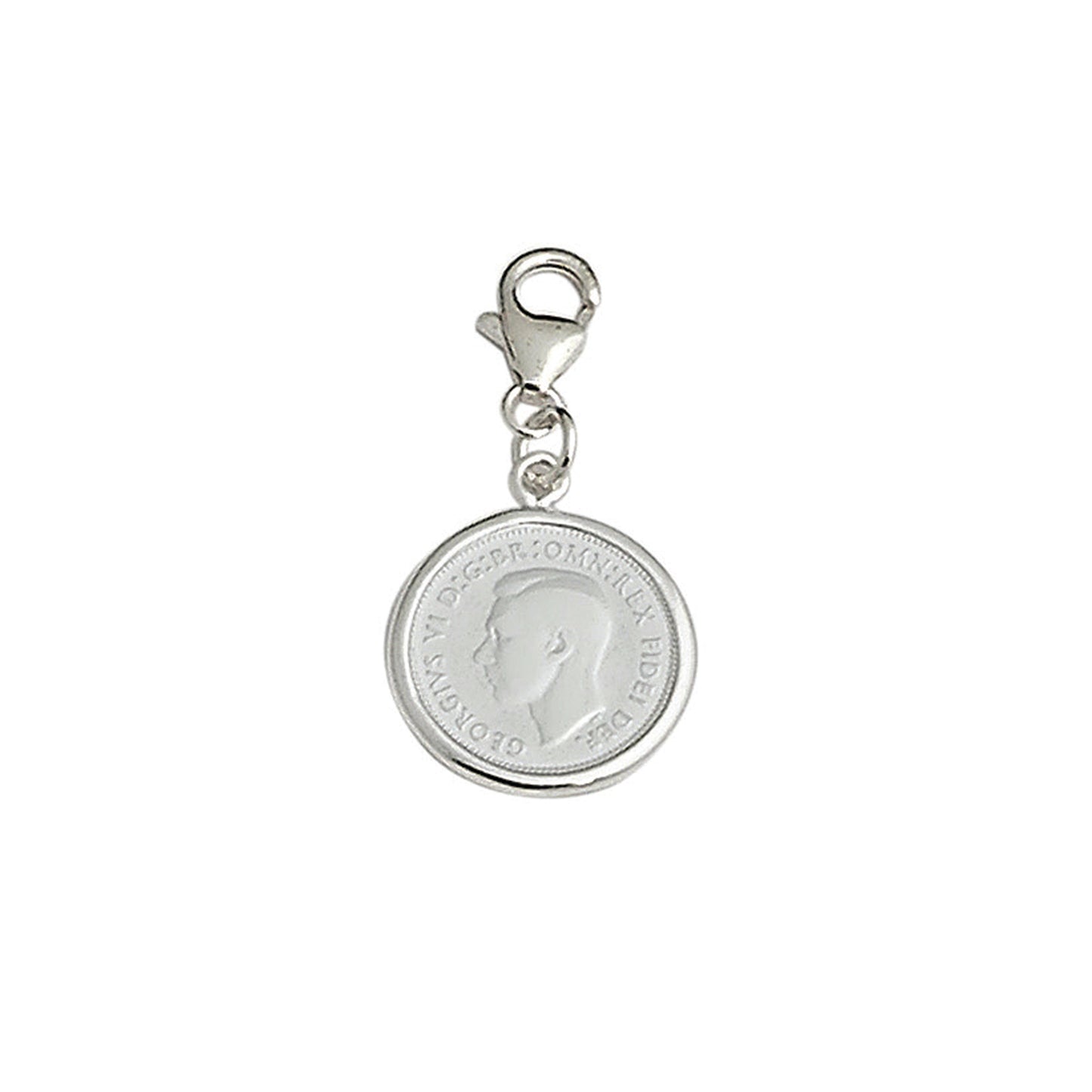 SIXPENCE COIN CHARM