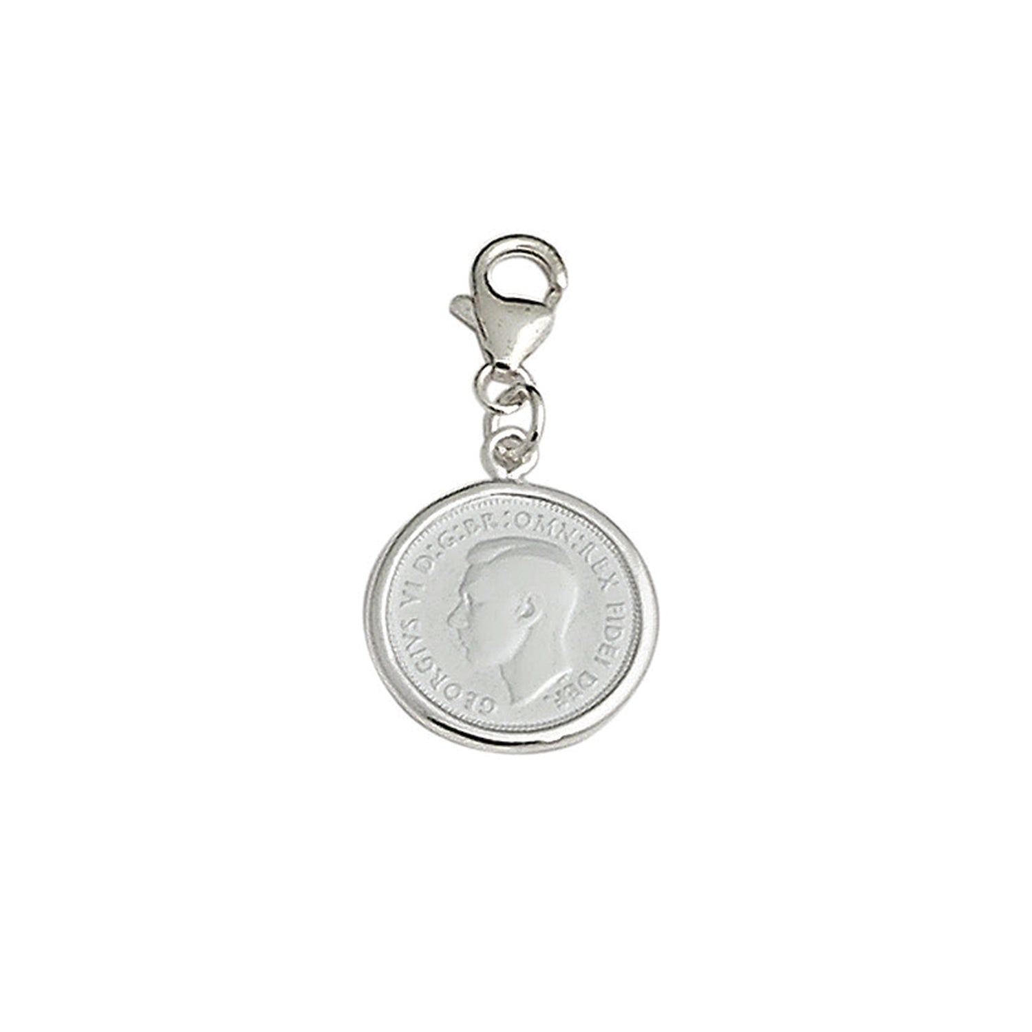 SIXPENCE COIN CHARM