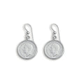 THREEPENCE COIN EARRINGS - VON TRESKOW