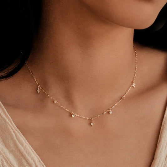 BATHED IN YOUR LIGHT CHOKER SILVER