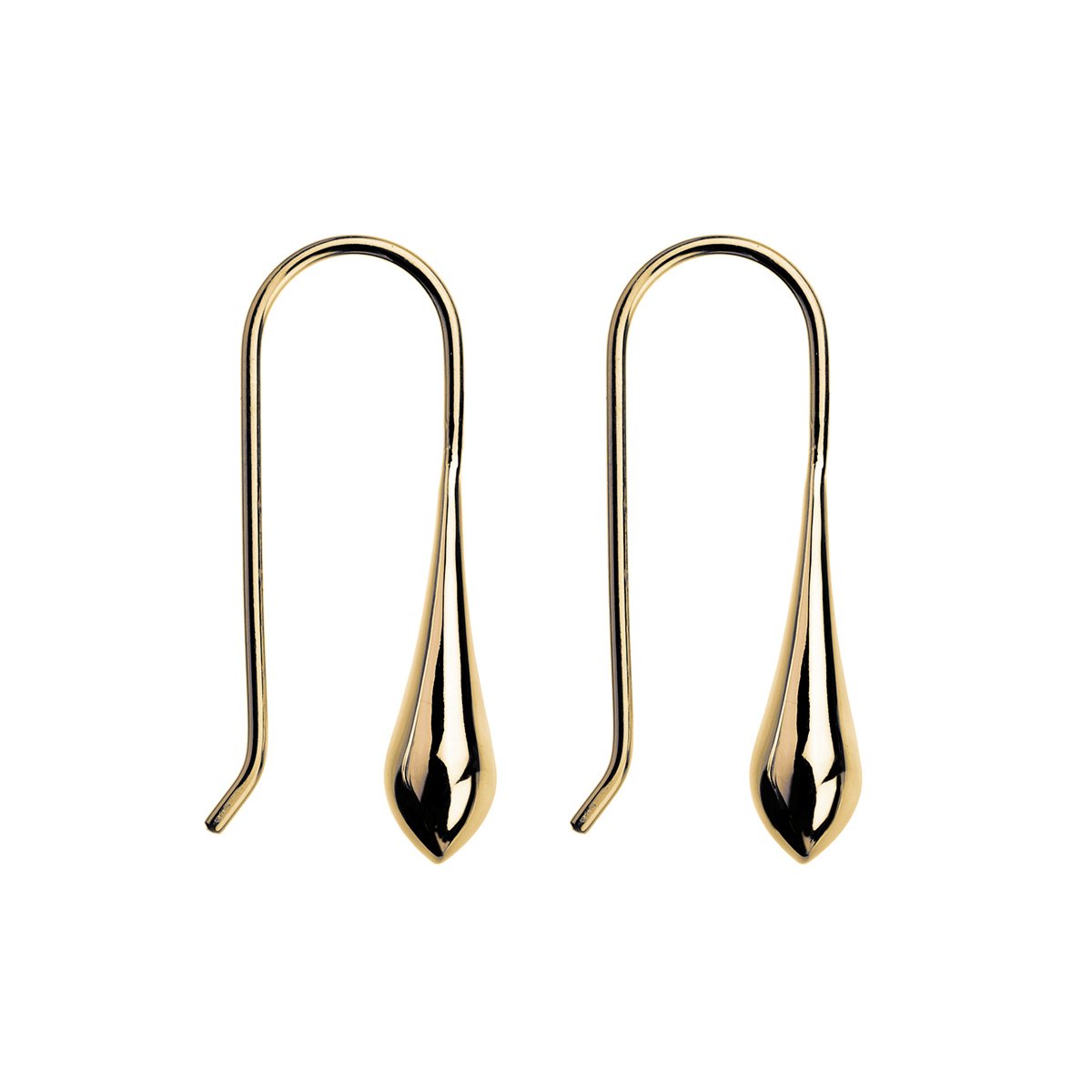 NAJO MY SILENT TEARS EARRINGS (YELLOW GOLD PLATED)