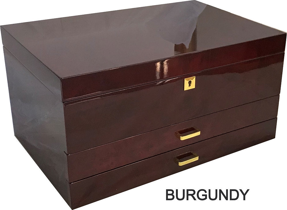 WOOD FINISH JEWELLERY BOX X-LARGE