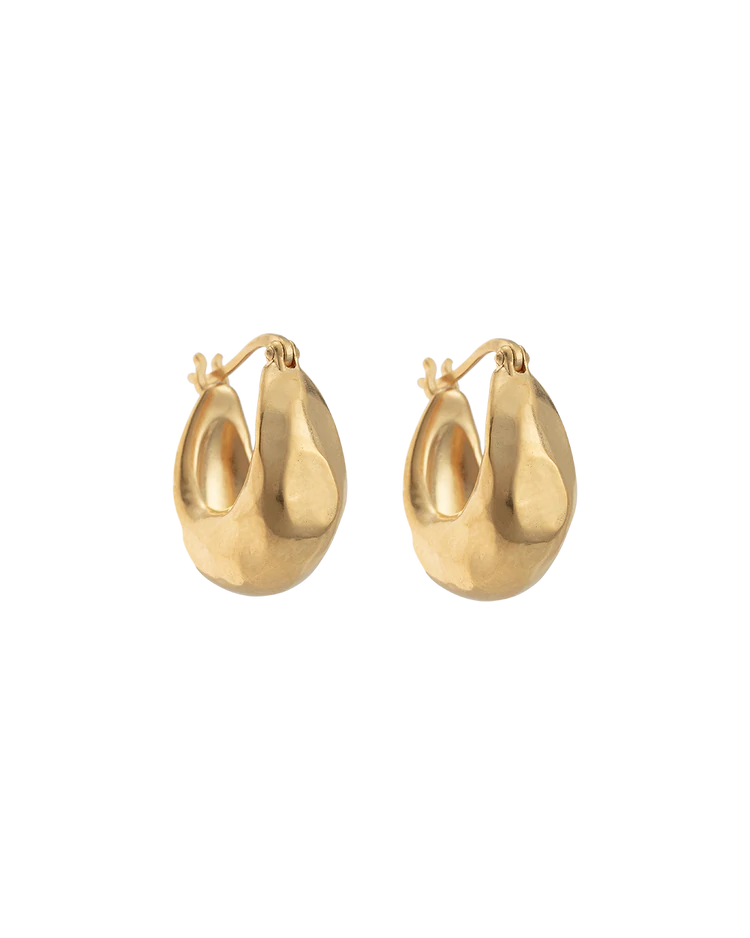 ESSENCE HOOPS - 18K GOLD PLATED