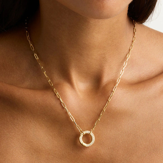 CELESTIAL ANNEX LINK NECKLACE - GOLD