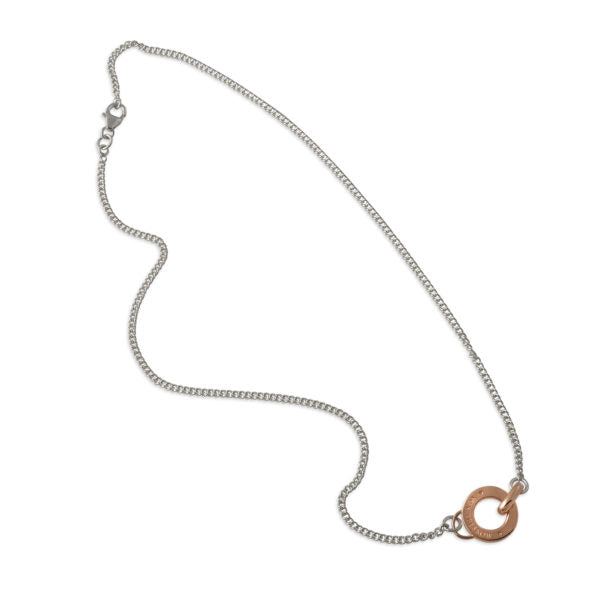 CURB NECKLACE WITH VON TRESKOW DISC